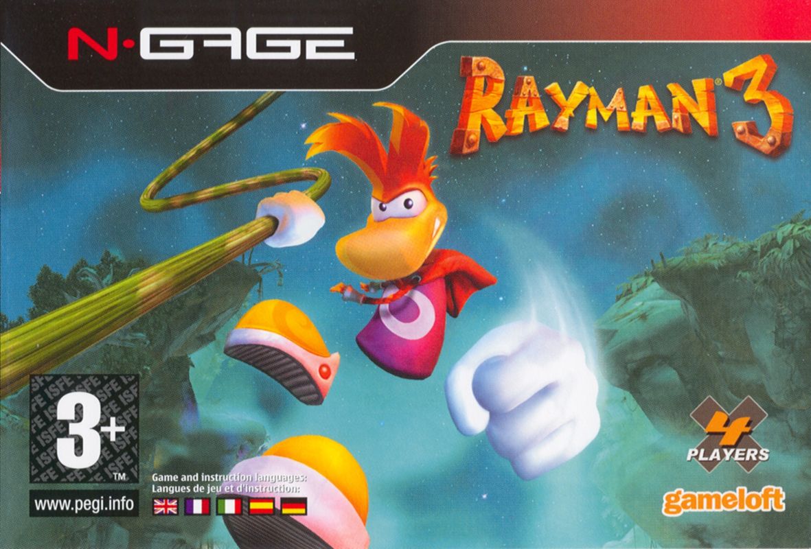 Rayman 3 box art for GameBoy Advance